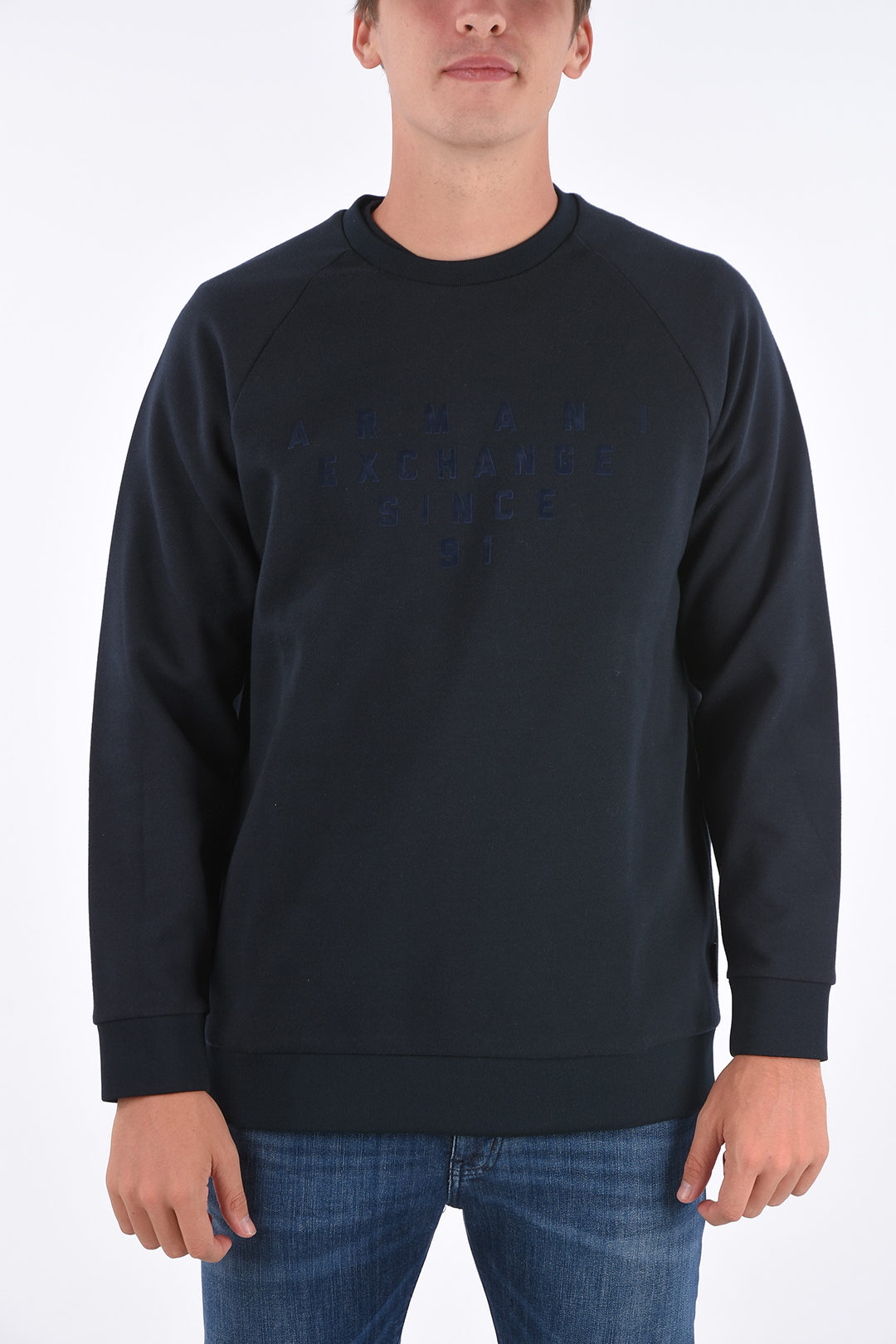 Armani ARMANI EXCHANGE crewneck sweatshirt with logo men - Glamood Outlet