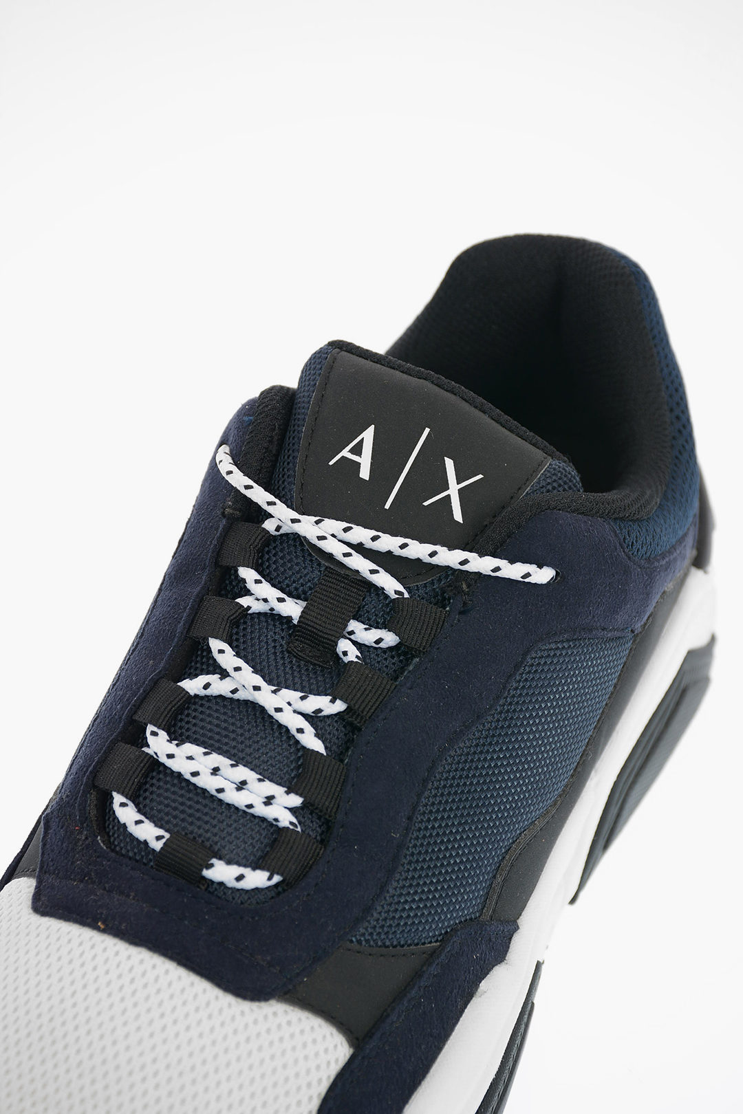Armani ARMANI EXCHANGE Fabric and Leather Sneakers men - Glamood Outlet