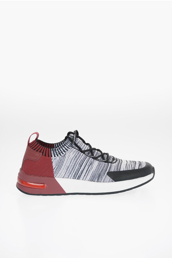 armani exchange high sock sneakers