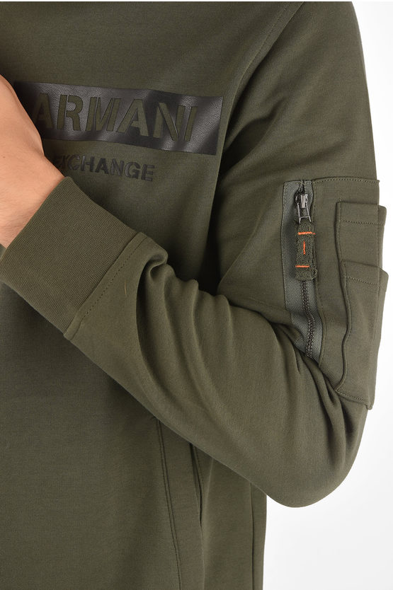 Armani ARMANI EXCHANGE sweatshirt with zip closure men