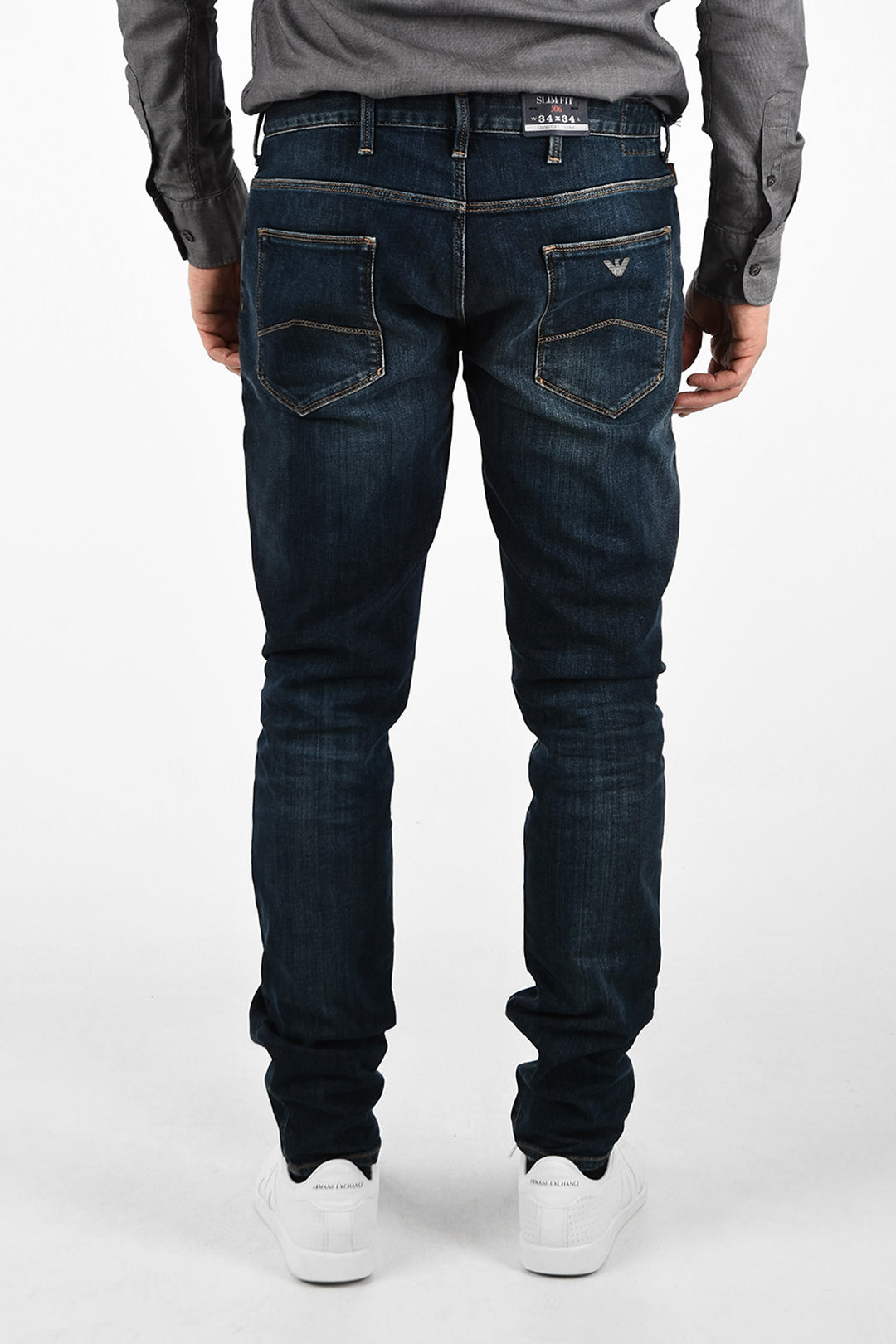 doolhof Het beste klasse Armani ARMANI JEANS 17cm Low Waist Slim Fit J06 Jeans men - Glamood Outlet