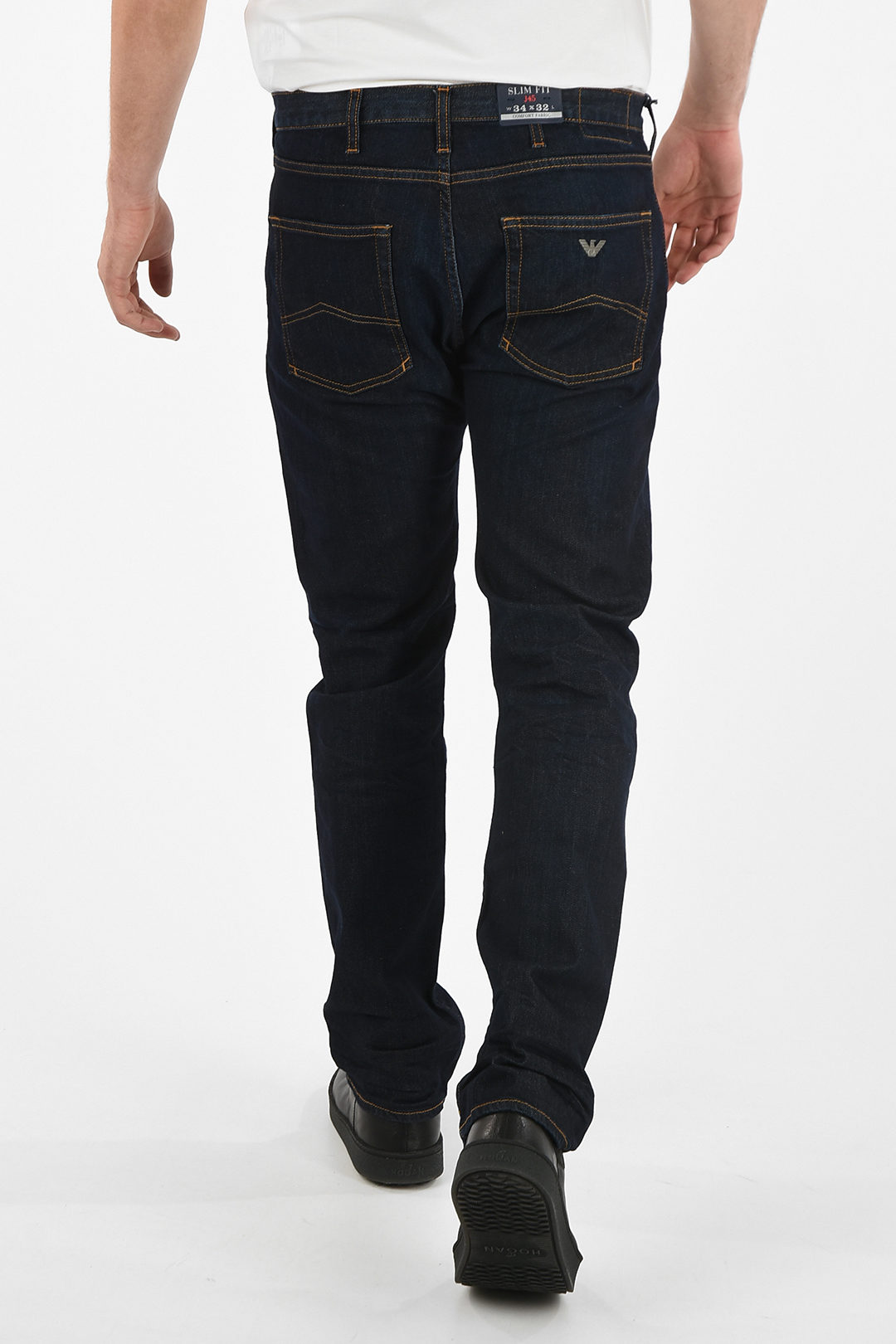 valgfri Bloom markedsføring Armani ARMANI JEANS 20cm Slim Fit J45 Jeans L32 men - Glamood Outlet