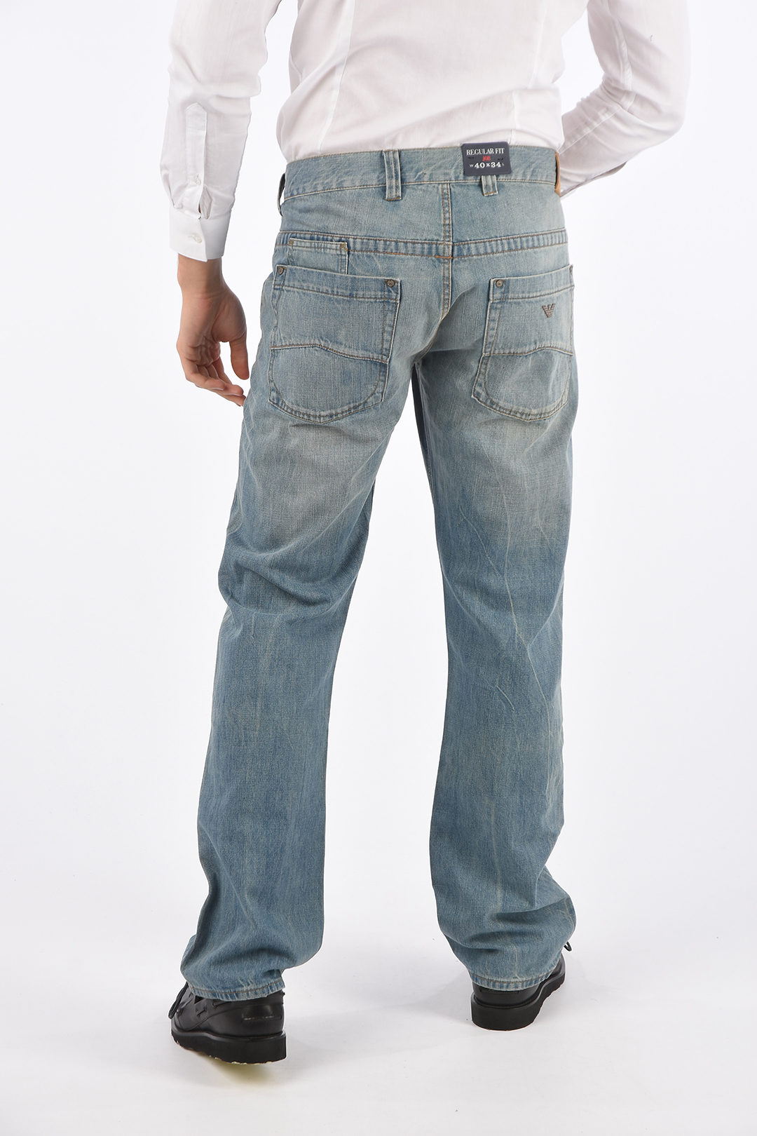 Worstelen hoog Karu Armani ARMANI JEANS 22cm Regular Fit J08 Jeans L.34 men - Glamood Outlet