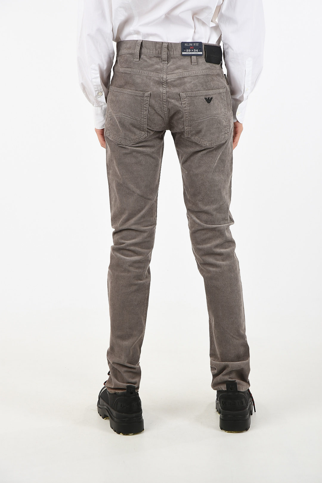 ARMANI JEANS Corduroy Slim Fit 5 Pocket J45 Pants L34 men - Glamood Outlet