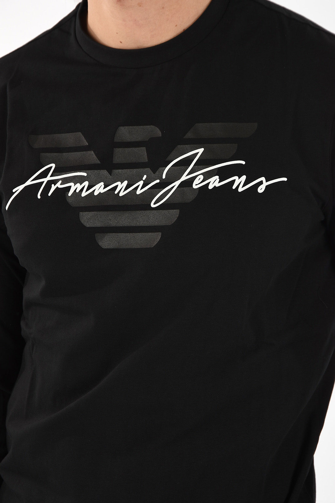 armani jeans crew neck t shirt