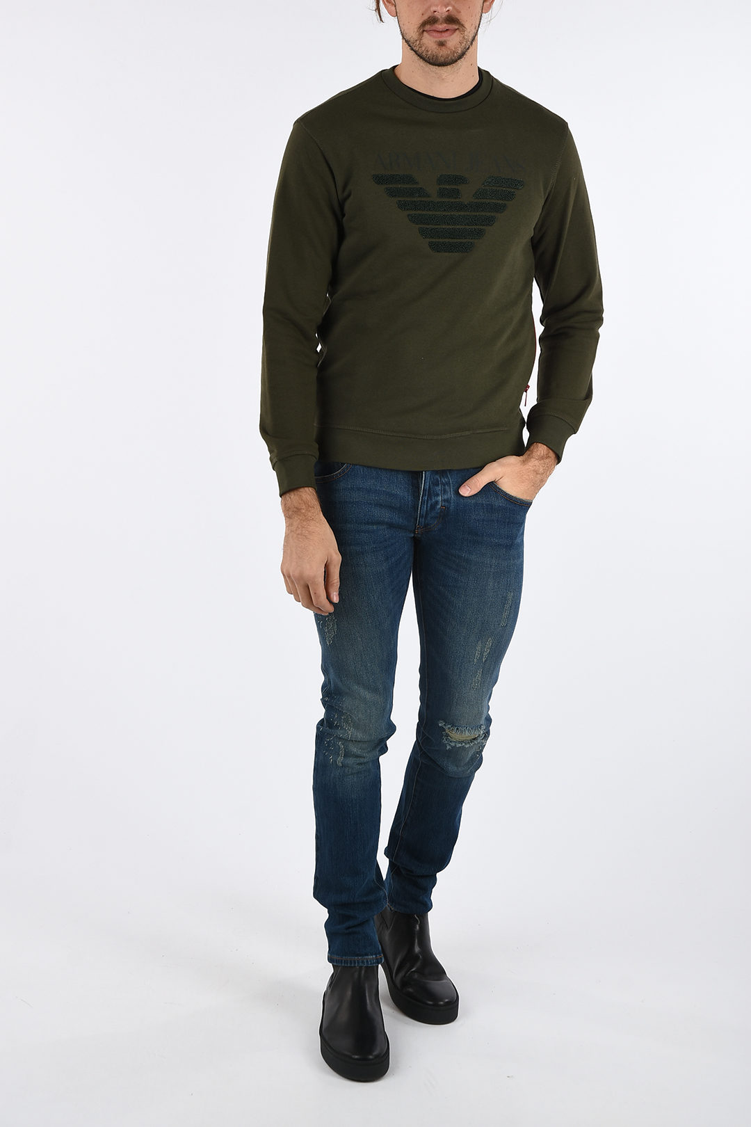 Armani JEANS Sweatshirt men - Glamood Outlet