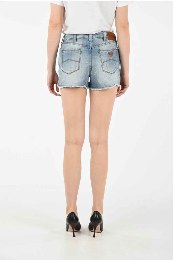 armani jean shorts