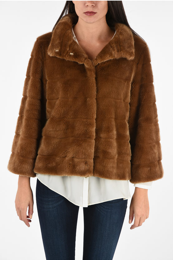 Armani faux fur coat hotsell