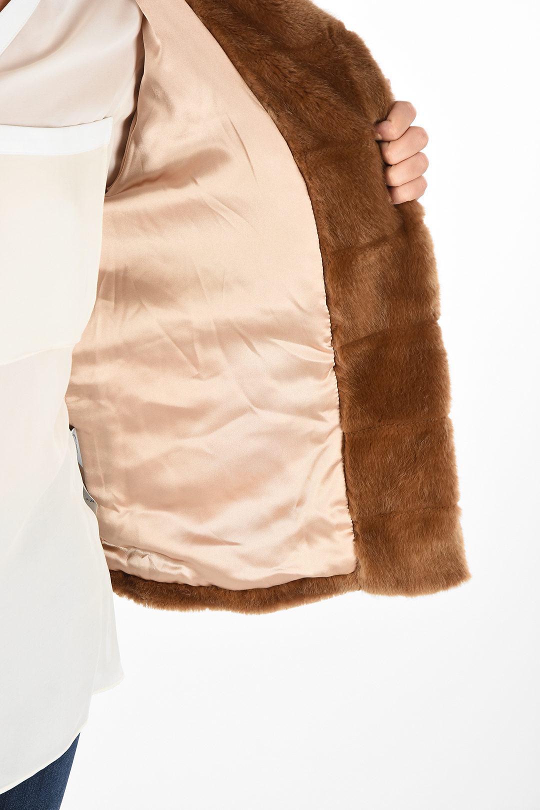 Armani ARMANI JEANS Faux Fur Jacket women - Glamood Outlet