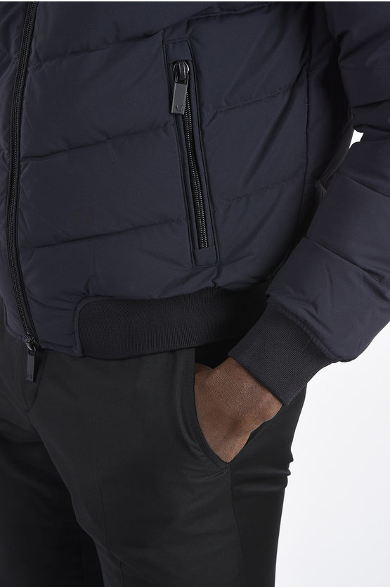 Armani ARMANI JEANS Full Zip Waist Length Down Jacket men