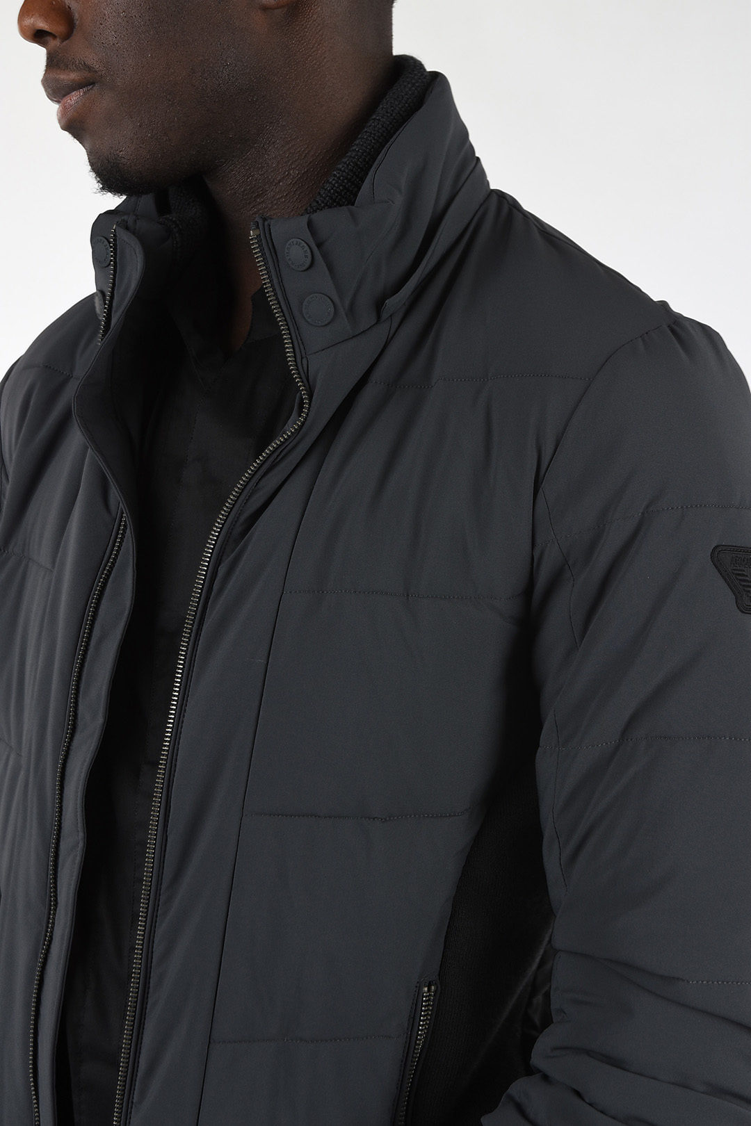 Armani jeans puffer jacket mens on sale