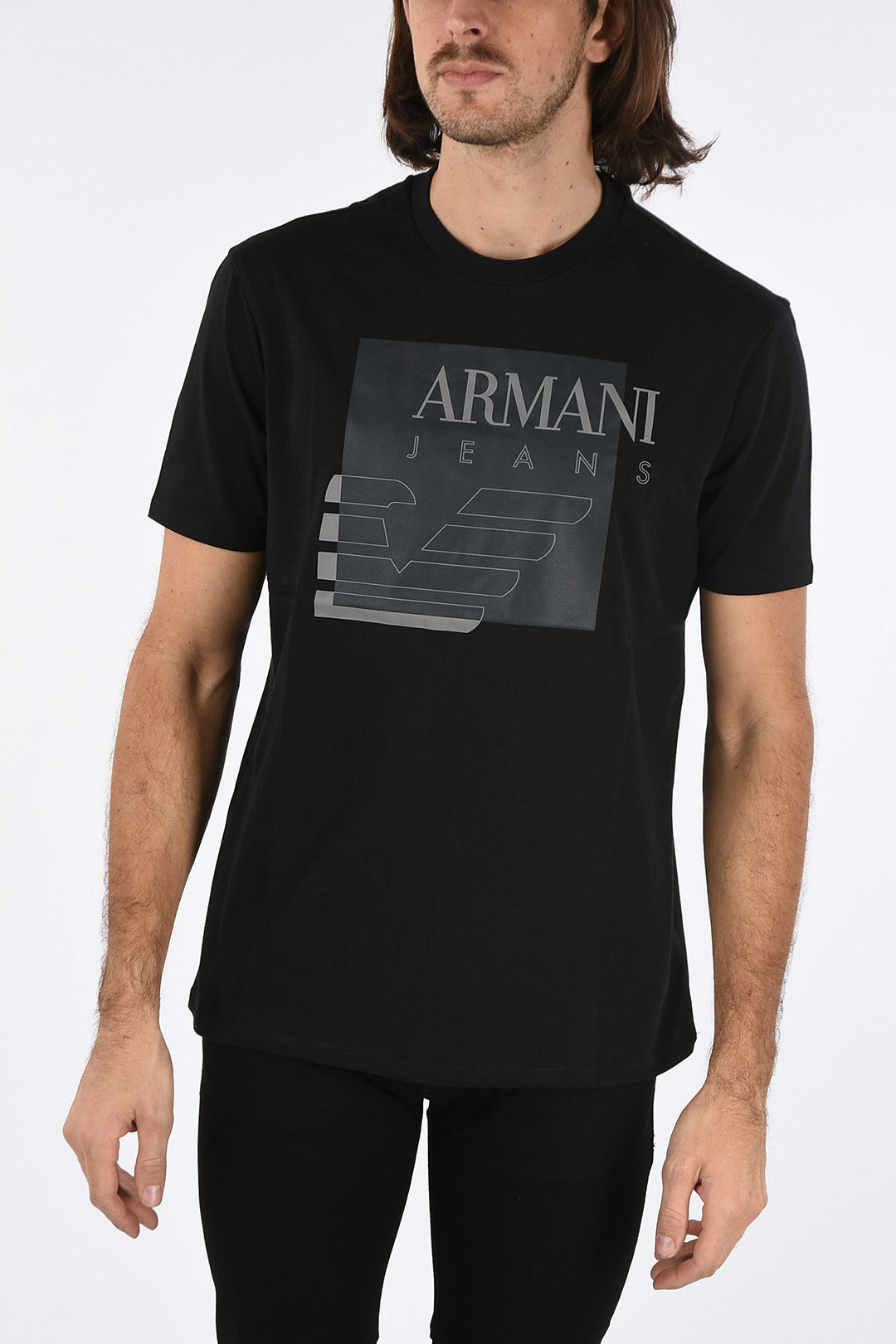 Armani ARMANI JEANS Logo Print Regular Fit T-shirt men - Glamood Outlet