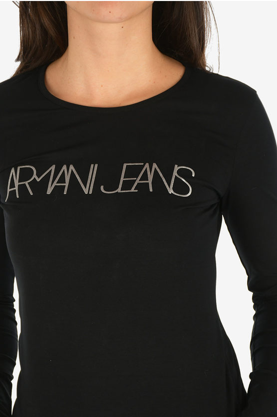 ARMANI JEANS Long Sleeve T shirt with Logo