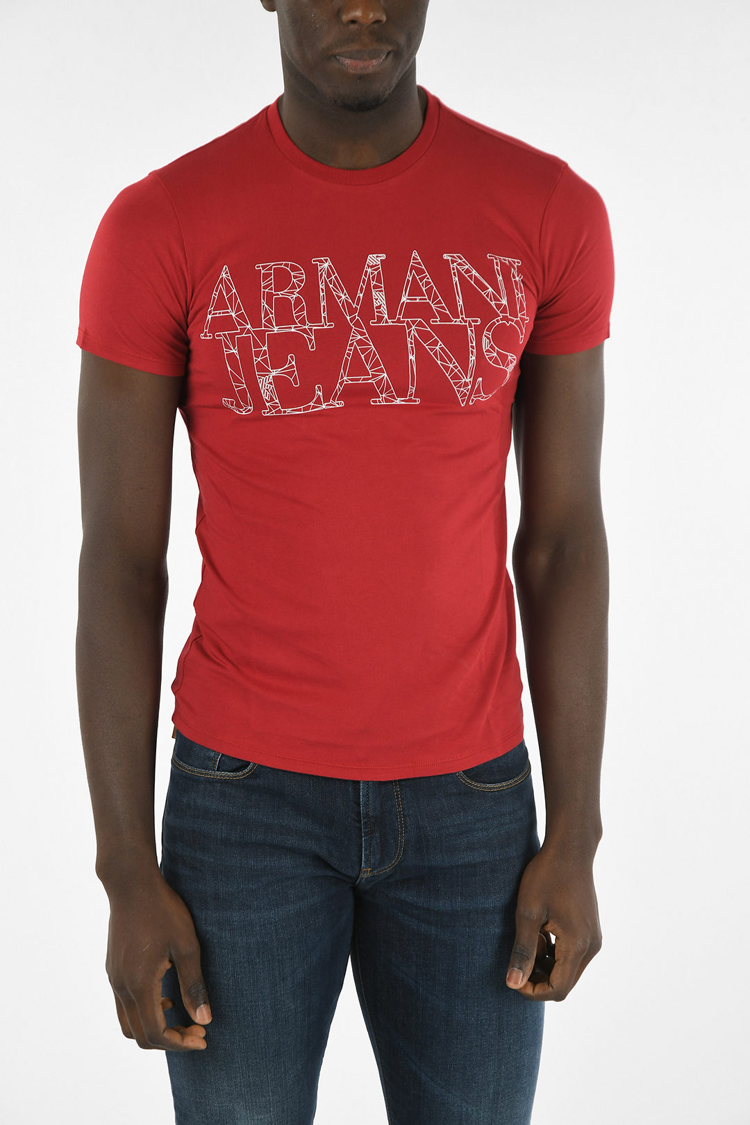 Mentalt Guvernør køn Armani ARMANI JEANS Printed T-shirt men - Glamood Outlet