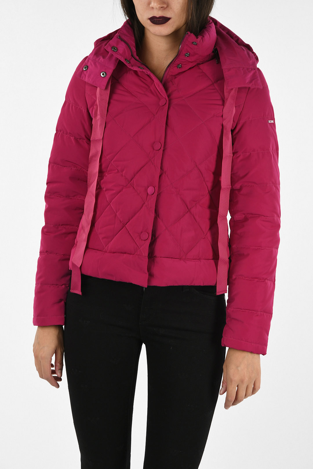 Armani jeans coat on sale womens