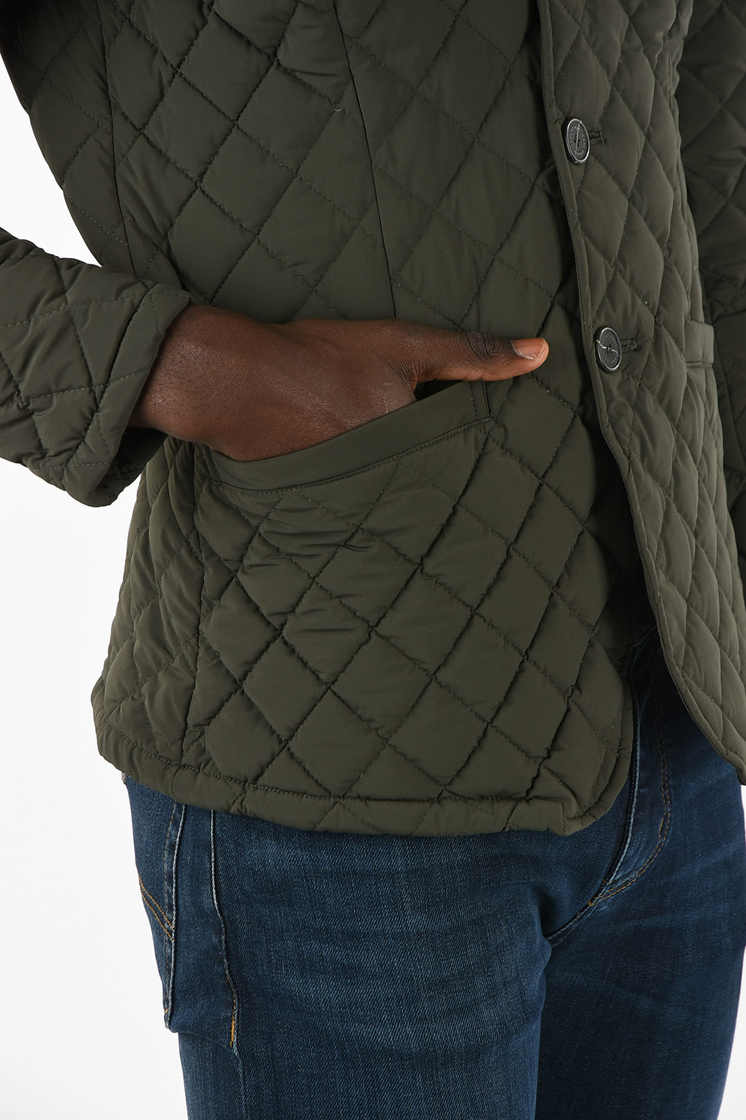 Armani ARMANI JEANS Quilted Down Jacket men - Glamood Outlet
