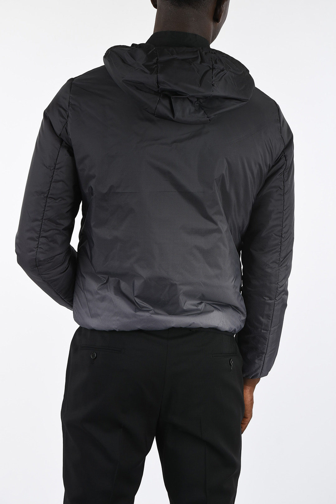 armani jeans reversible jacket