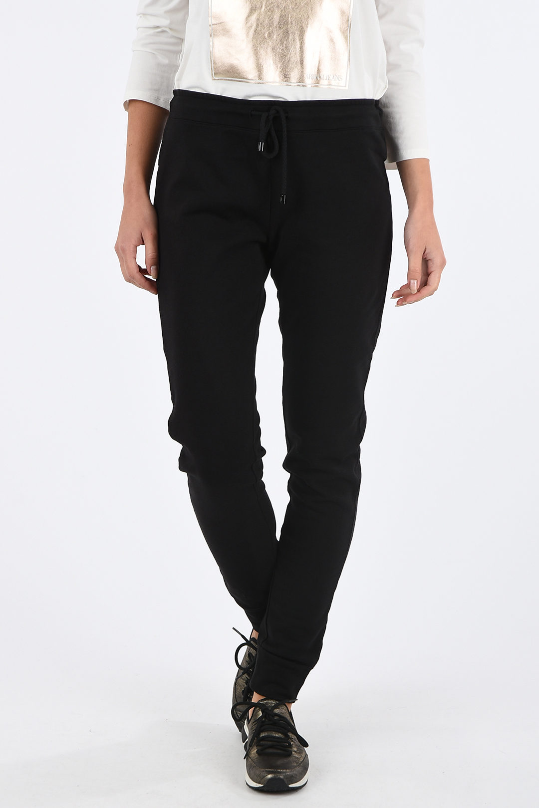 Armani ARMANI JEANS Sequined Jogger women - Glamood Outlet