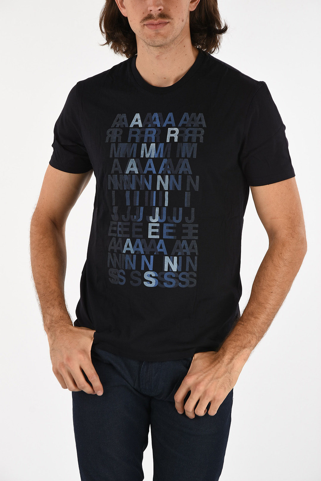 Armani ARMANI JEANS T-shirt con Stampa Logo uomo Glamood Outlet