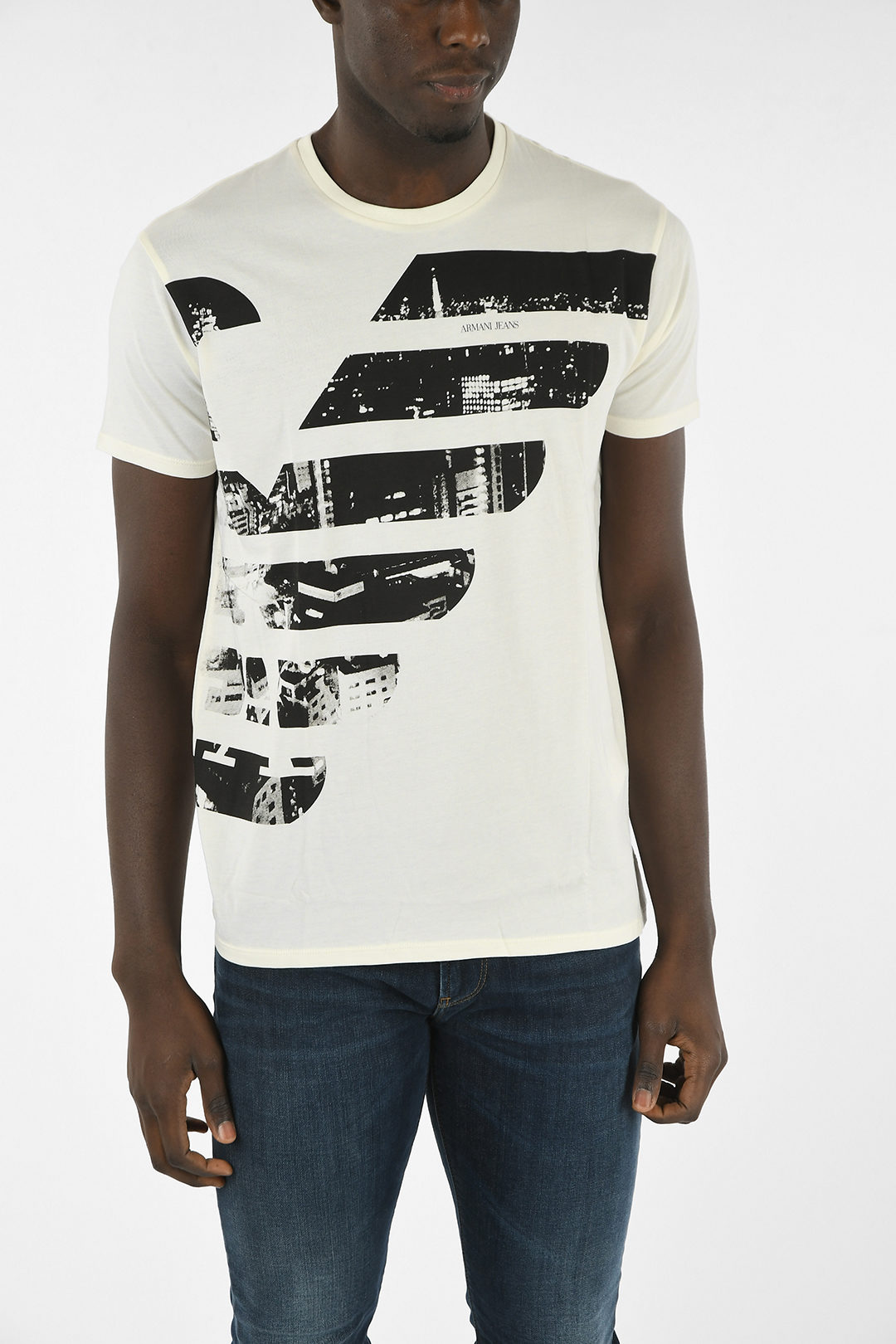 Armani ARMANI JEANS T-shirt Stampata uomo Glamood Outlet