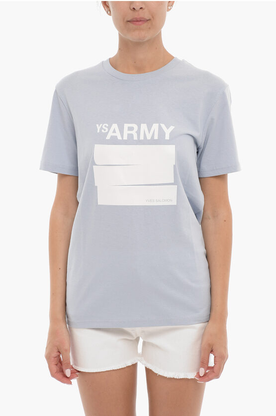 Yves Salomon ARMY Front Crew-neck T-Shirt women - Glamood Outlet