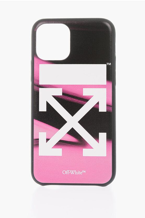 Off-white Arrow Liquid Melt Iphone 11pro Case In Pink