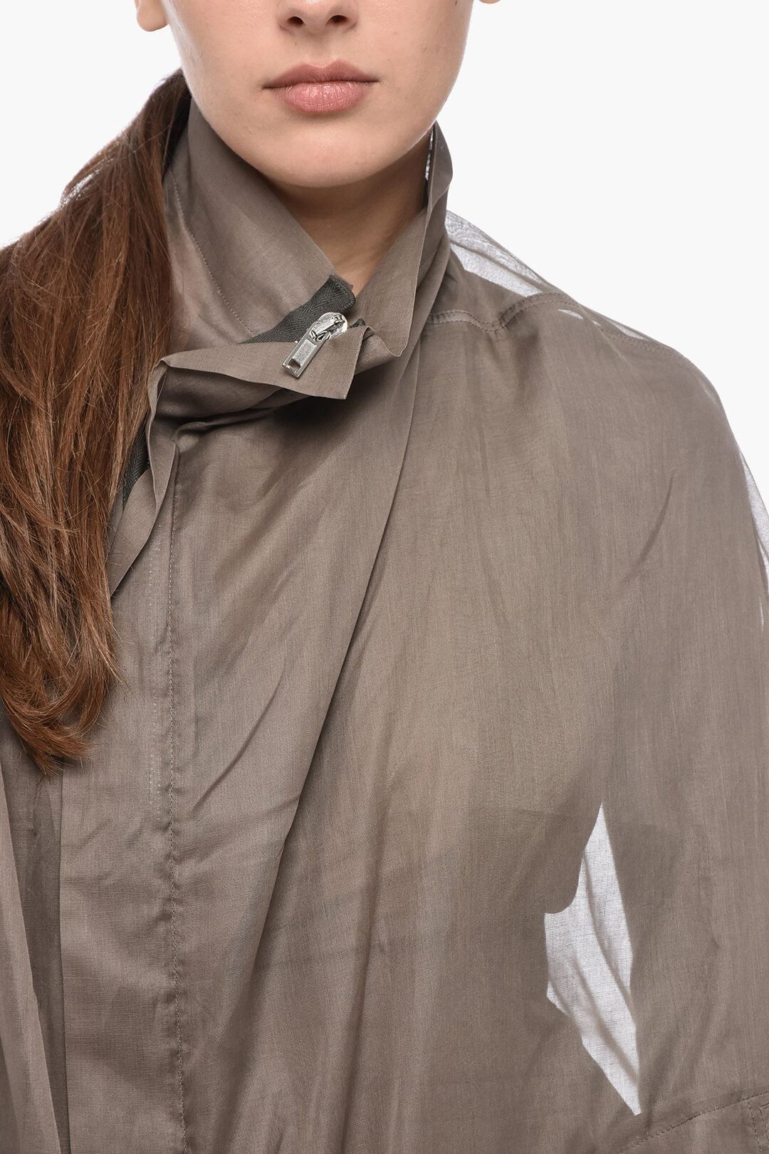 Rick Owens Asymmetric SAILBIKER Coat women - Glamood Outlet