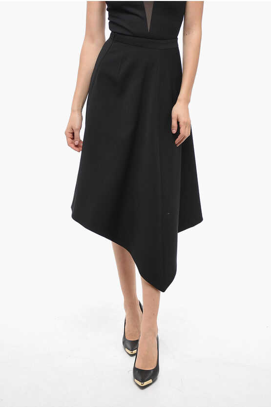 Shop Vetements Asymmetrical Skirt With Split