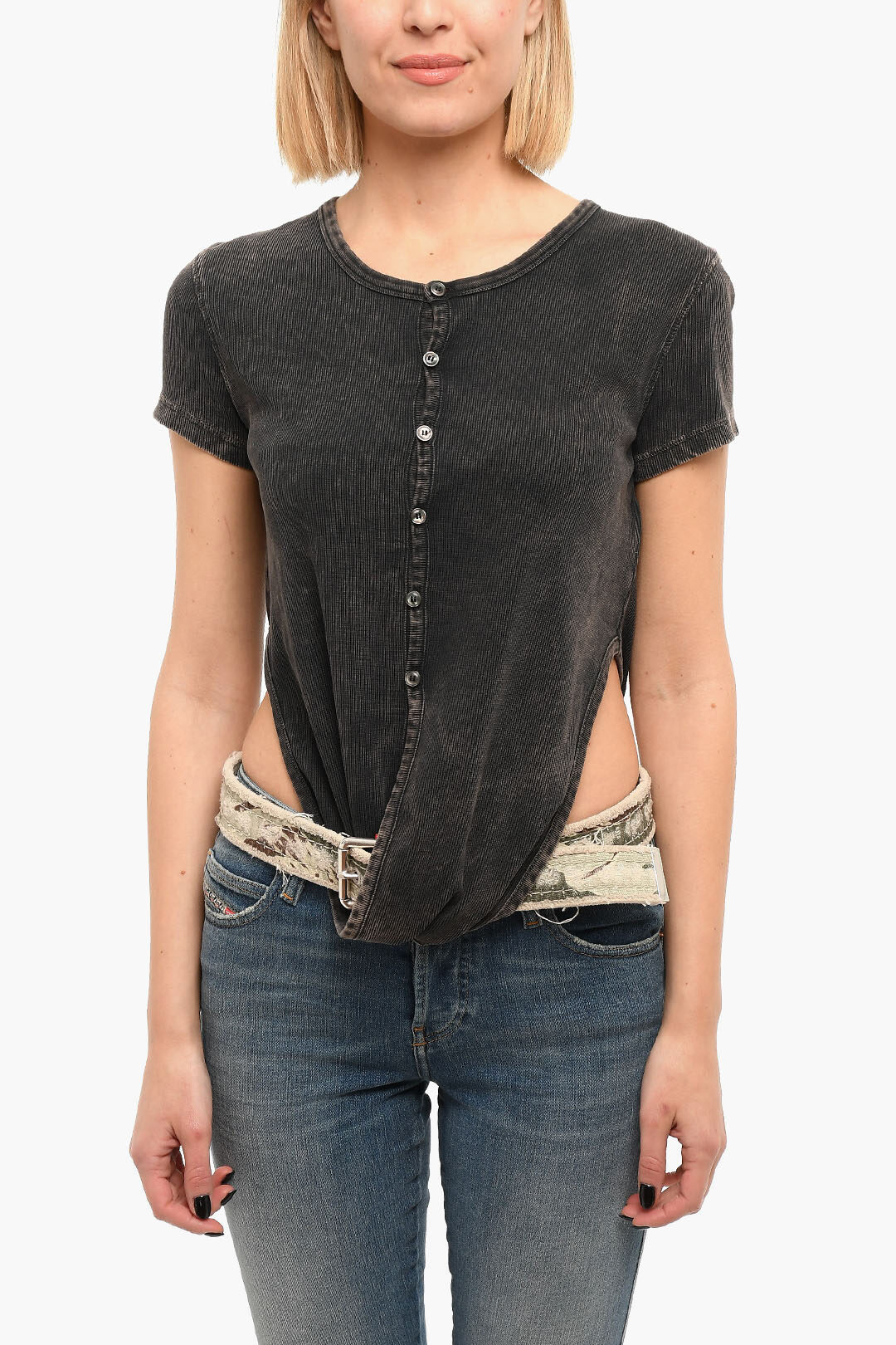 tシャツ belt design sholder damege tops レディース メンズ Wrangler® George Strait Oversized Band T-Shirt - Women's T