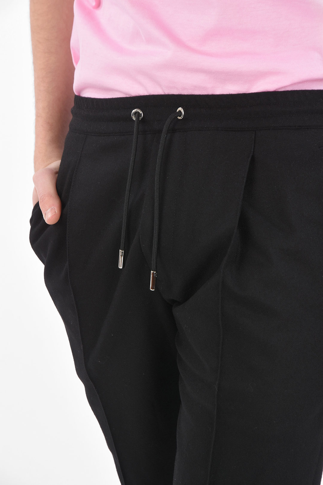 Dior ATELIER virgin wool drawstring waist jogger pants with