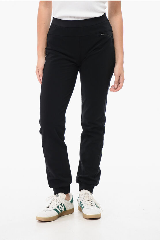 Montura Athletic Fit Sound Winter Pants With Brethable Fabric And Fl In Black