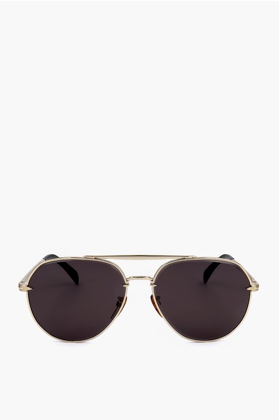 David Beckham Aviator Sunglasses With Metal Frame