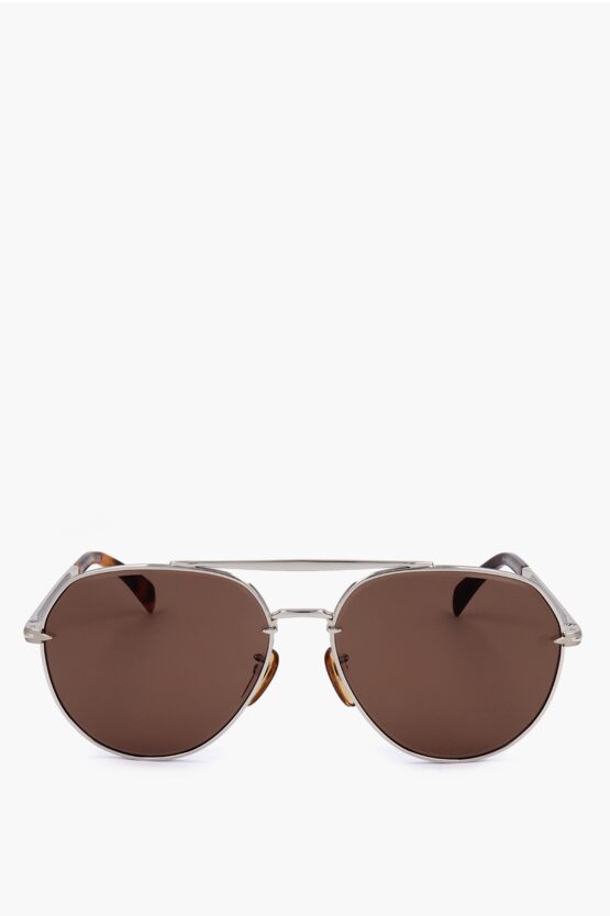David Beckham Aviator Sunglasses With Metal Frame