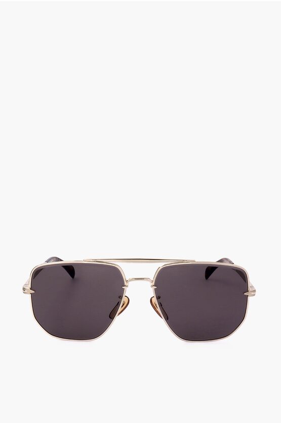 David Beckham Aviator Sunglasses With Metal Frame