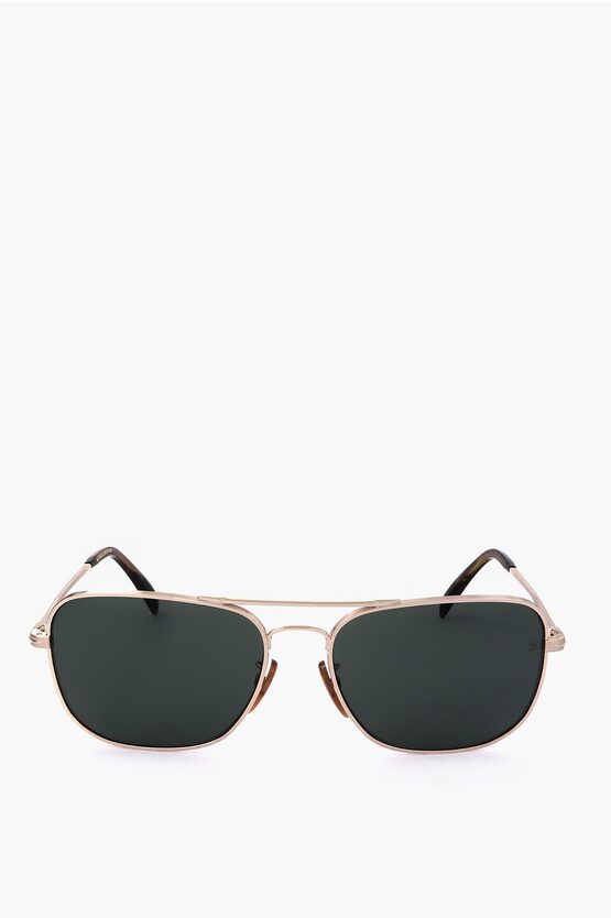 David Beckham Aviator Sunglasses With Metal Frame