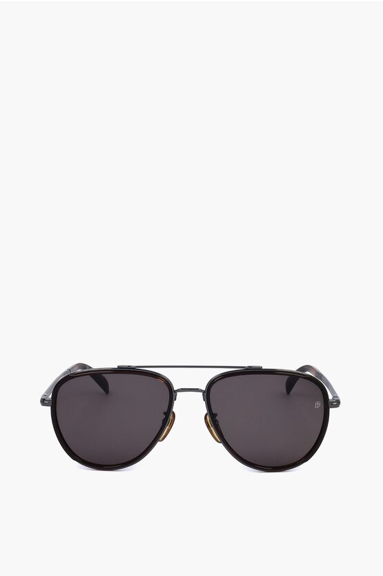 David Beckham Aviator Sunglasses With Metal Frame