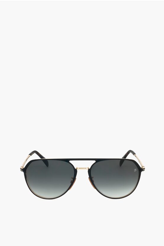 David Beckham Aviator Sunglasses With Metal Frame