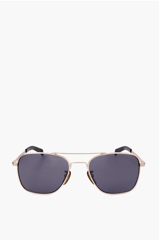 David Beckham Aviator Sunglasses With Metal Frame