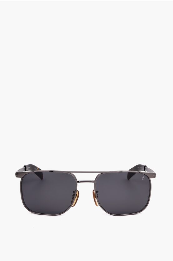 David Beckham Aviator Sunglasses With Metal Frame