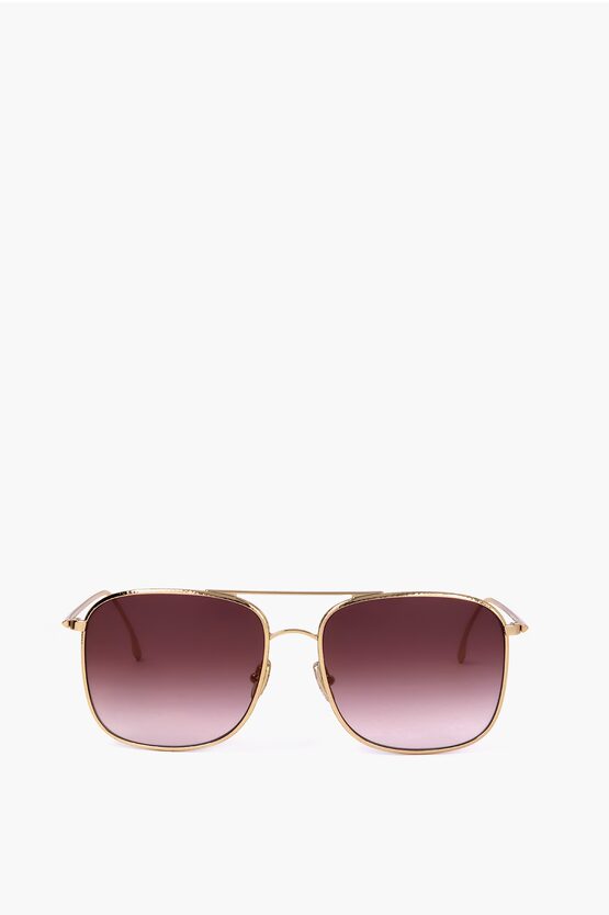 Victoria Beckham Aviator Sunglasses With Squared Lenses