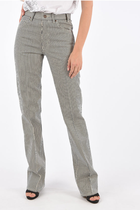 Celine awning striped high-rise waist 