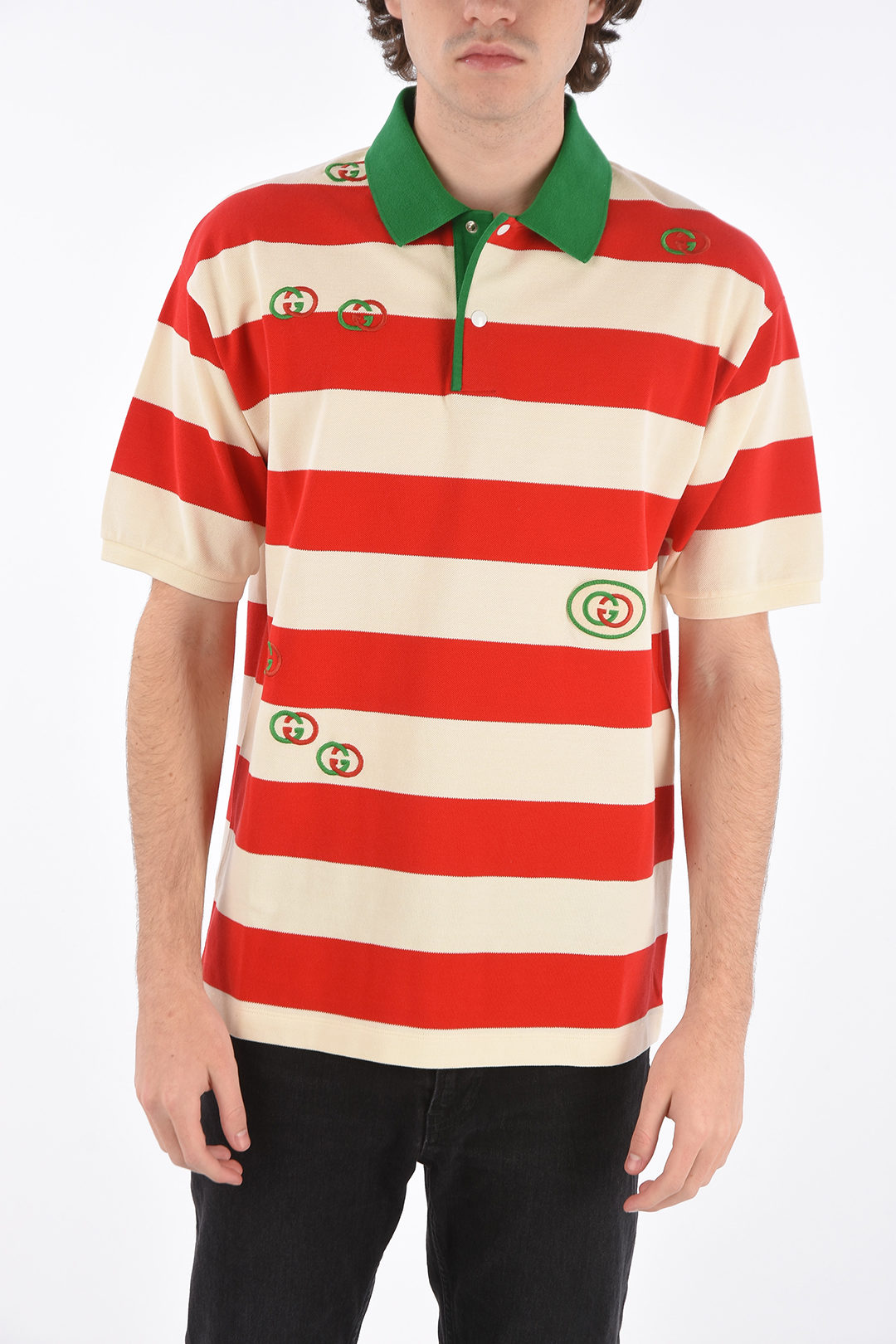 Striped gucci shirt on sale