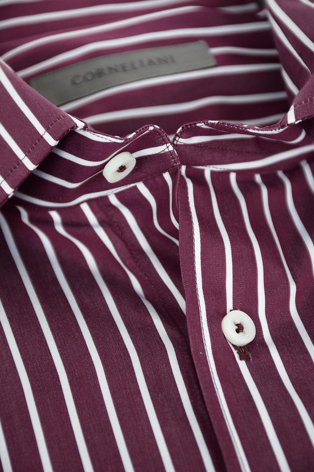 Corneliani Awning Striped Shirt with 