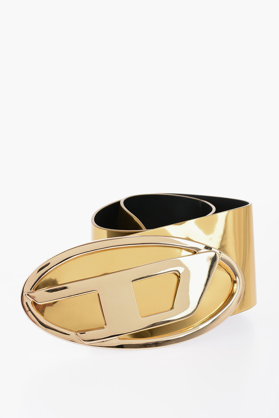 【DIESEL】 GOLD B-1DR SKINNY LLIC BELT Diesel B-1dr Leather Belt In Gold | ModeSens