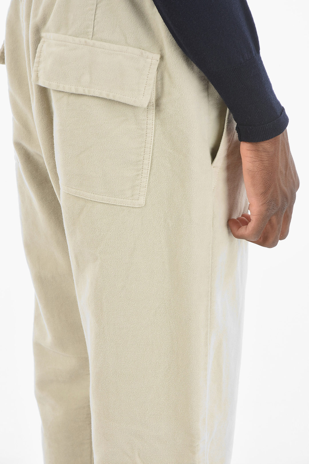 Aspesi Back Flap Pockets Pants With Drawstring men - Glamood Outlet