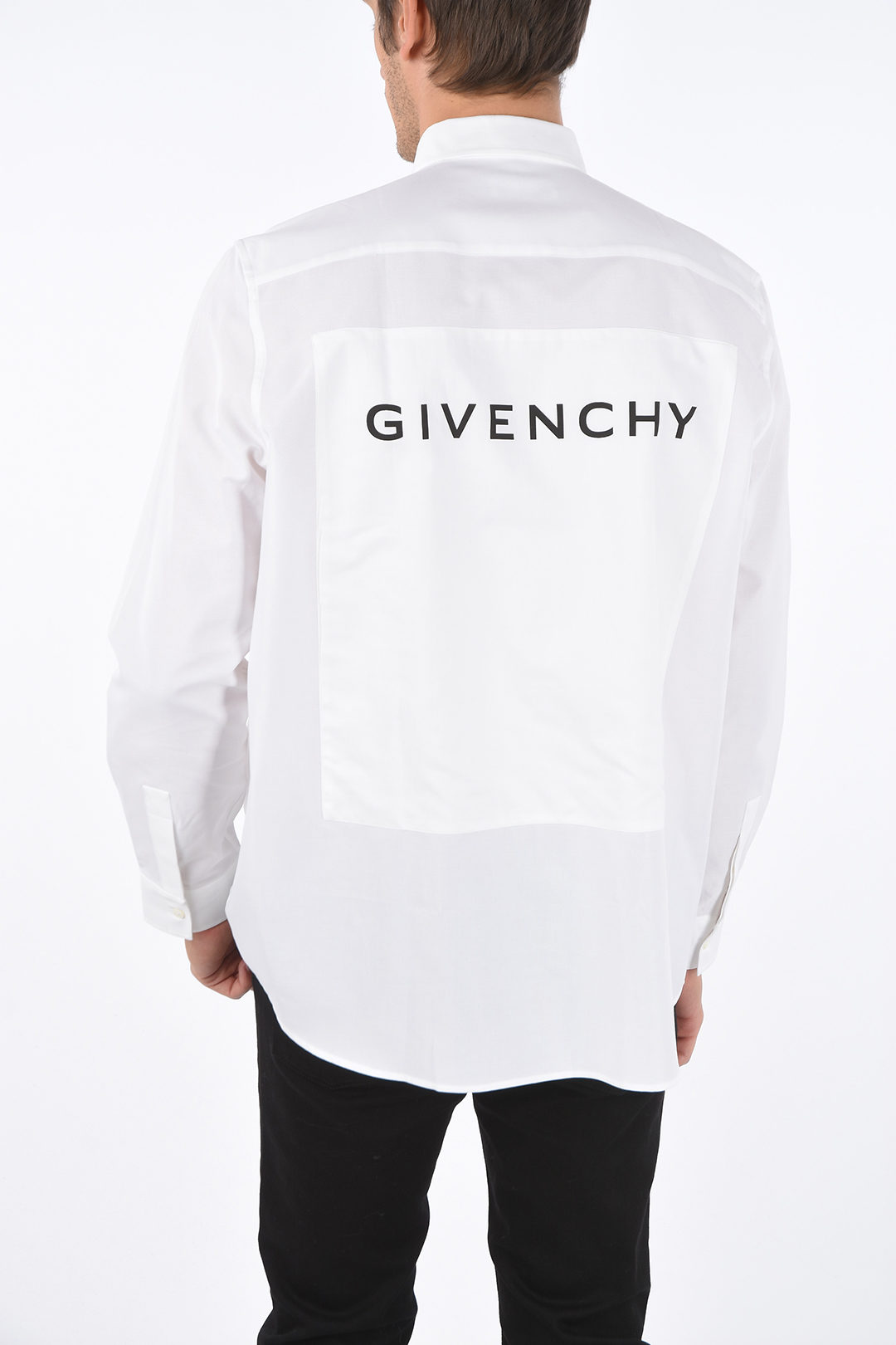 Givenchy Back Logo Printed Button-Down Shirt men - Glamood Outlet