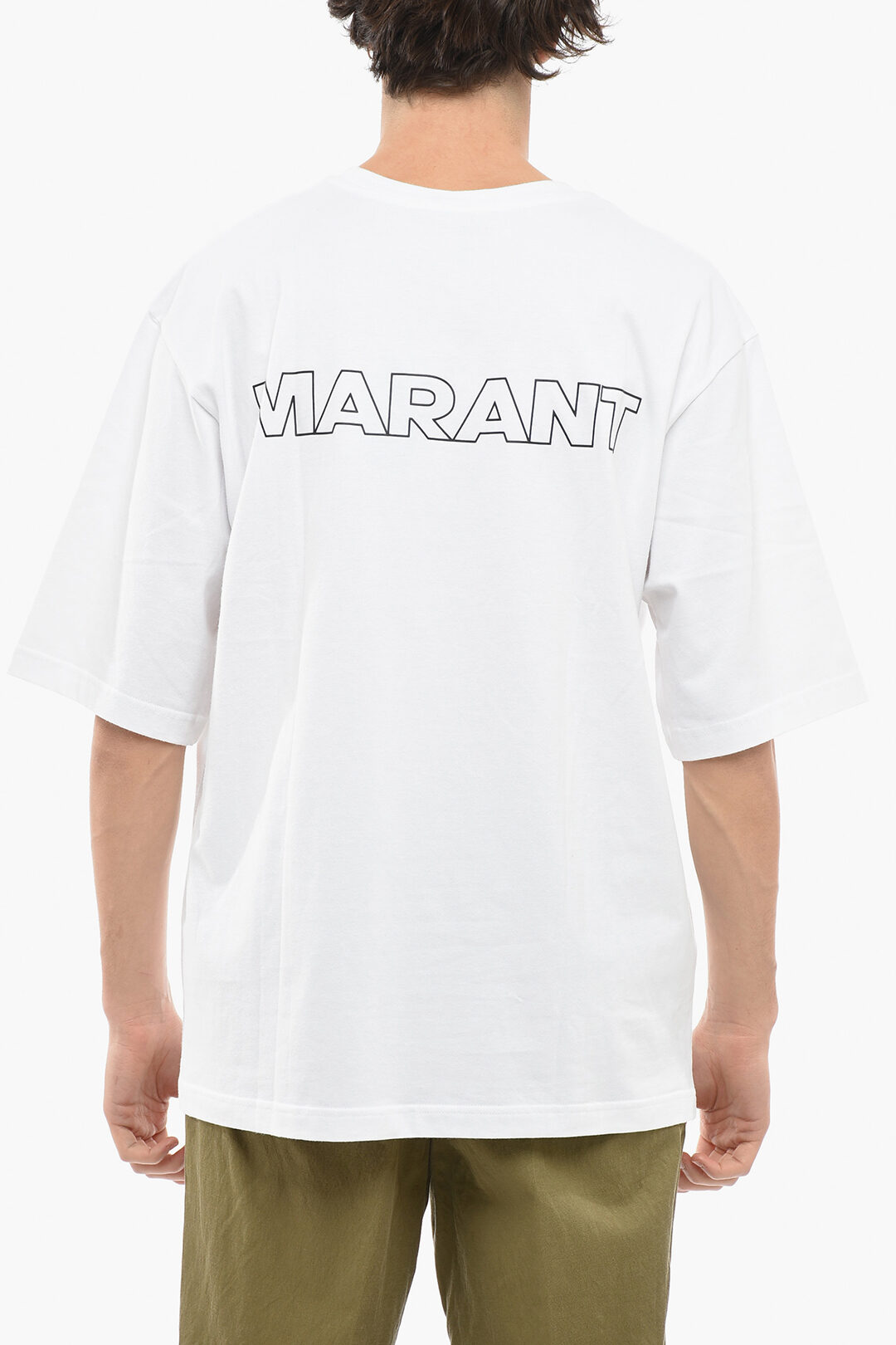 Isabel Marant Back Logoed Cotton GUZY T-shirt men - Glamood