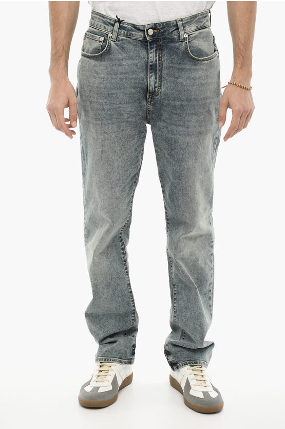 Represent Baggy Fit Stone Washed Jeans 20,5cm In Blue