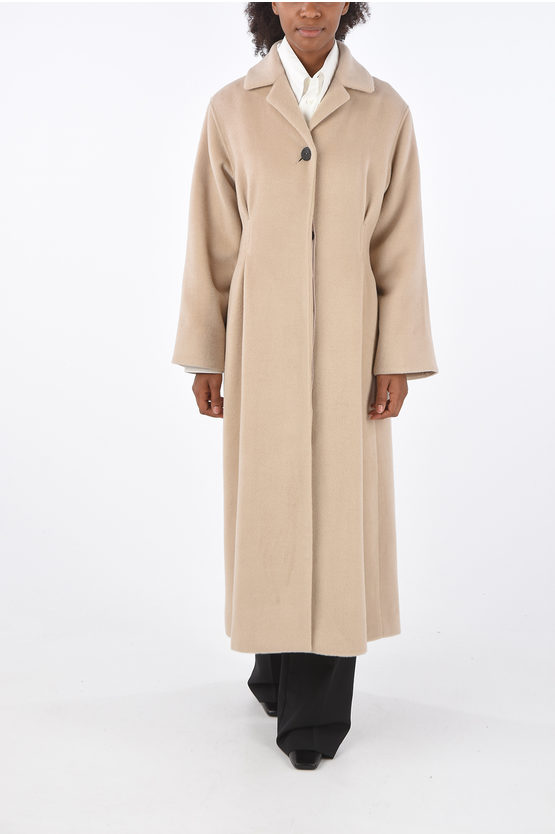 TheLoom balmacaan BOX PLEATED coat women - Glamood Outlet