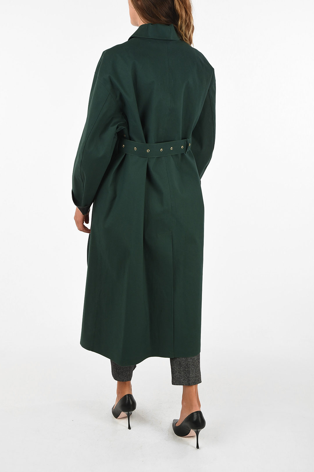 balmacaan coat with belt